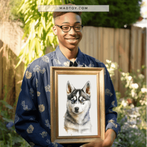 Dog Lover - Pet Portrait Custom Gift Idea