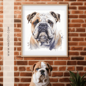 English Bulldog Puppy - Pet Portrait